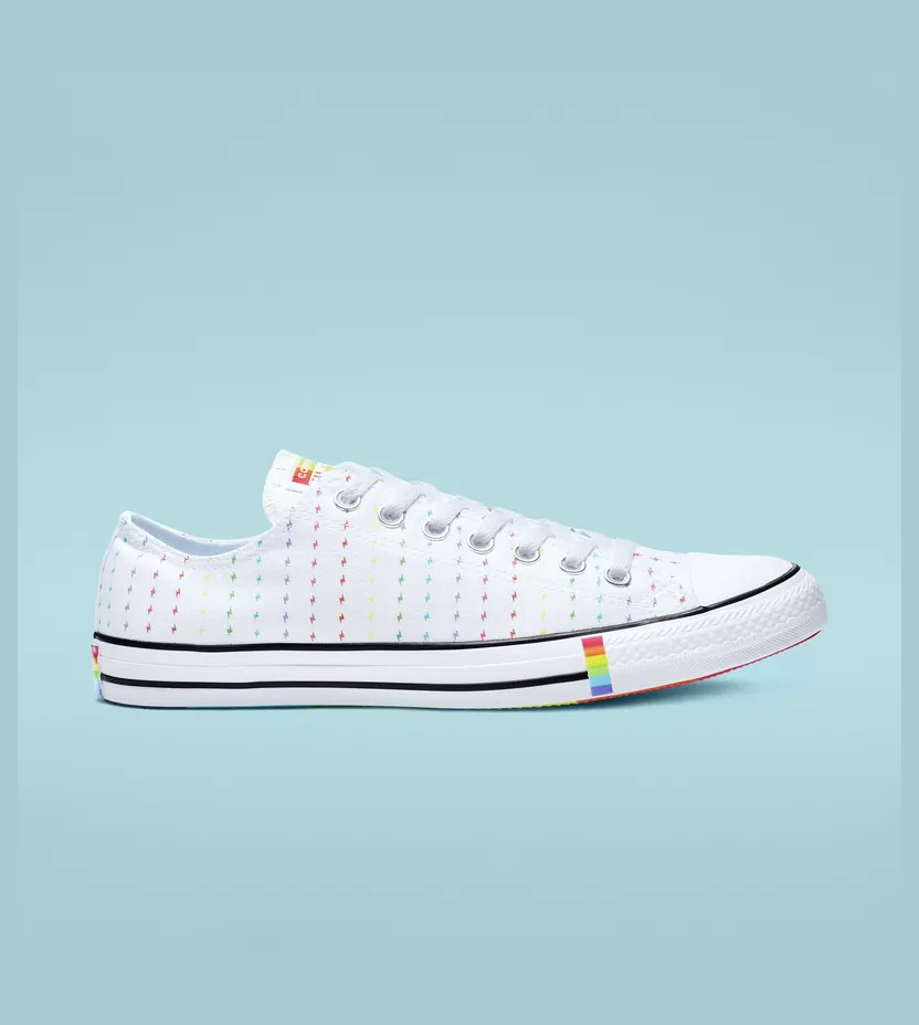 Converse Chuck Taylor All Star Ox ‘Pride Pattern’ White/Multi/Black (165717C)