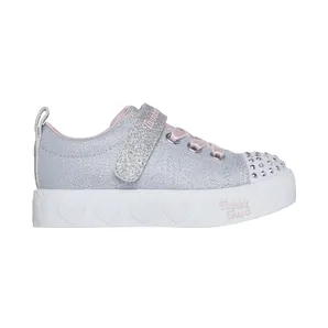 Skechers Twinkle Toes Heart Steps “Grey / Pink” (314620NGYPK)