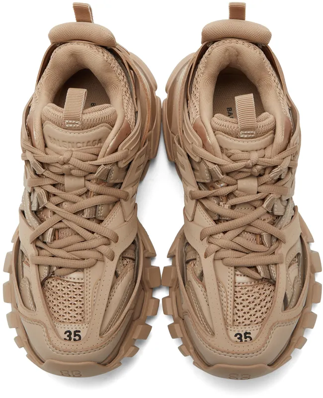 Balenciaga Beige Track Sneakers (542436 W2LA1)