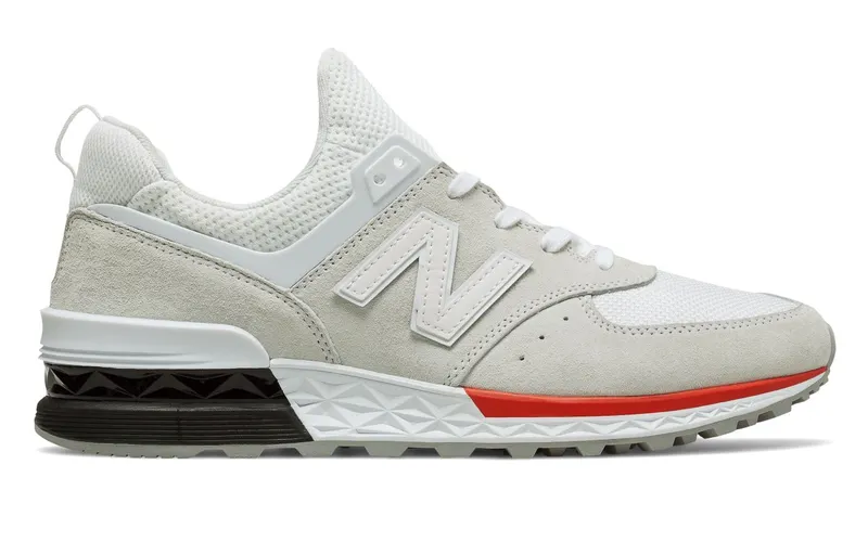 New Balance 574 Sport White Red (MS574AW)