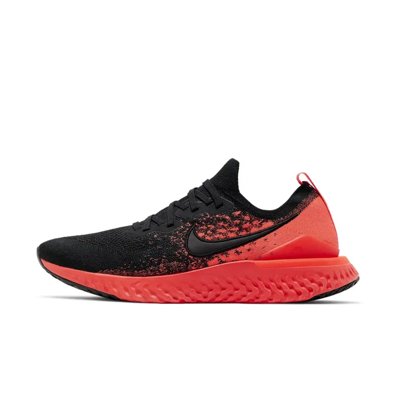 Nike Epic React Flyknit 2 Black Bright Crimson Infrared Black/Bright Crimson-Infrared-Black (BQ8928-008)