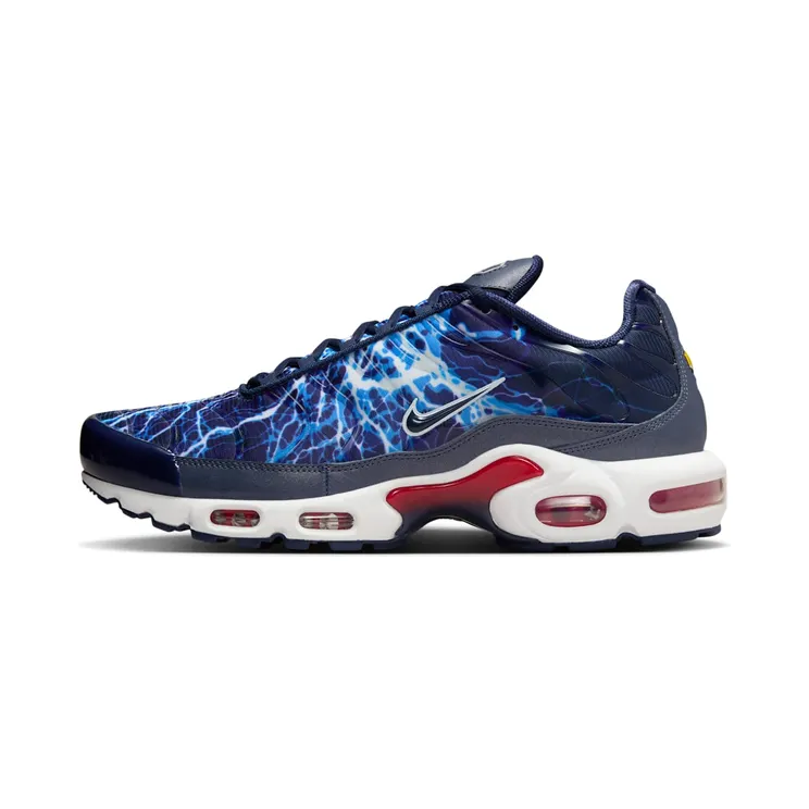 Nike Air Max Plus Eclair Lightning (2025) “Midnight Navy / Salsa Red / White” (HV2323-400)