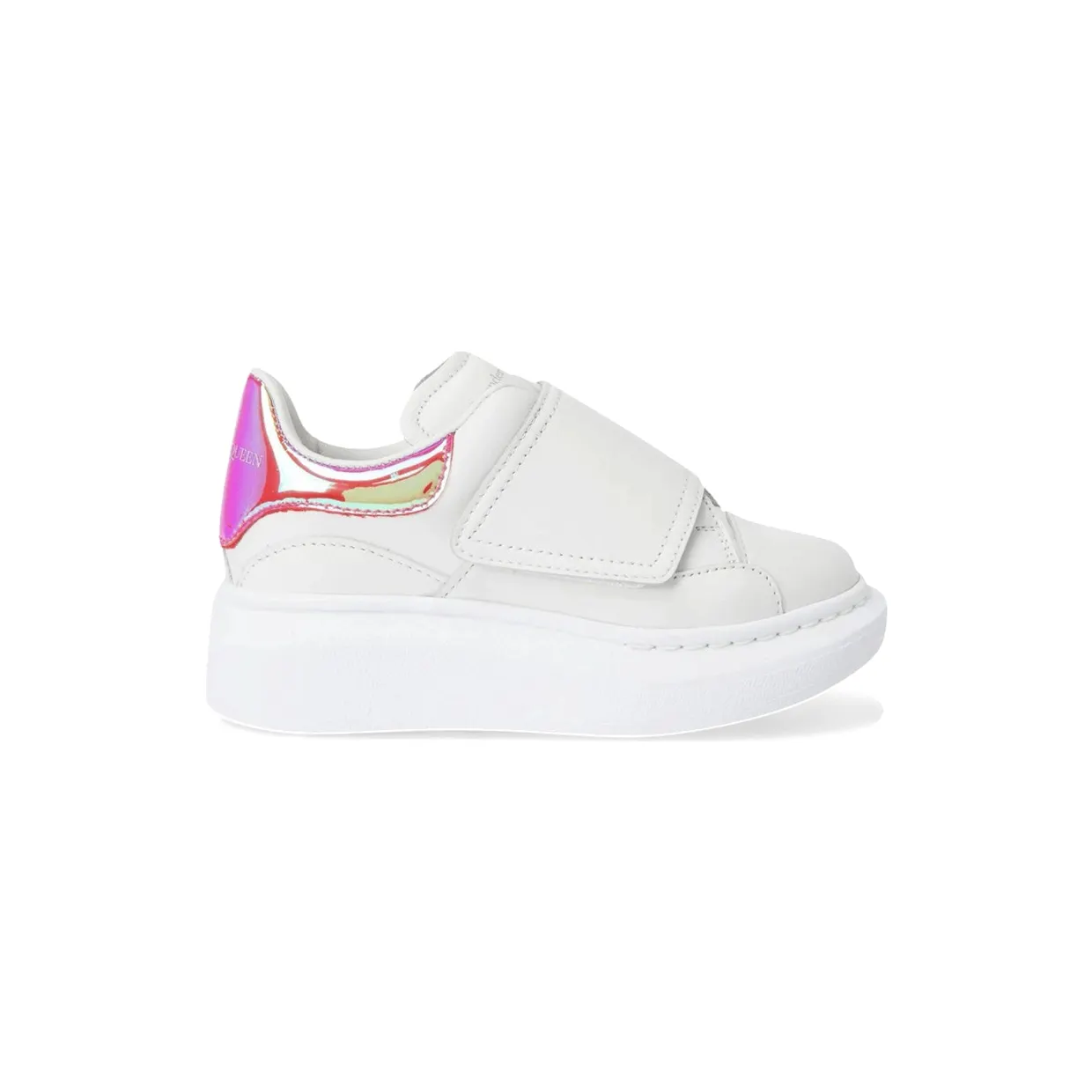Alexander McQueen Oversized Grip-Strap White Hologram (634736 WHX1J 9056)