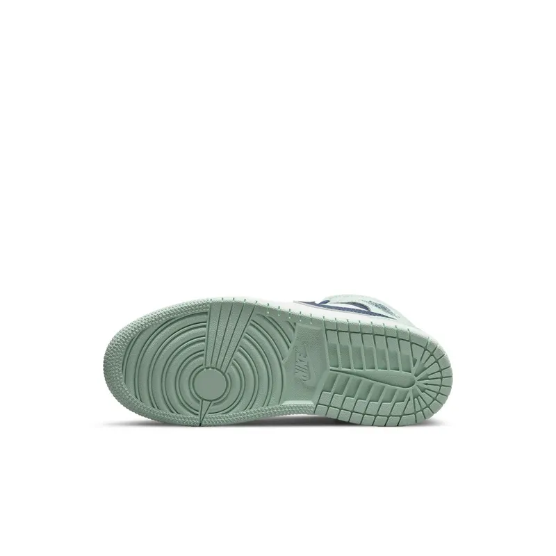 Air Jordan 1 Mid Mystic Navy Mint Foam (PS) (640734-413)