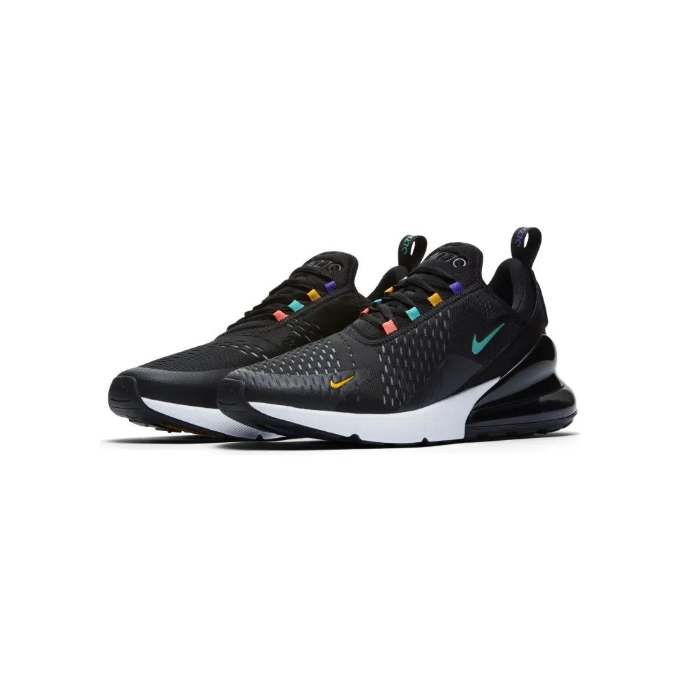 Nike Air Max 270 Black Multi-Color Black/University Gold-Psychic Purple-Flash Crimson (AH8050-023)