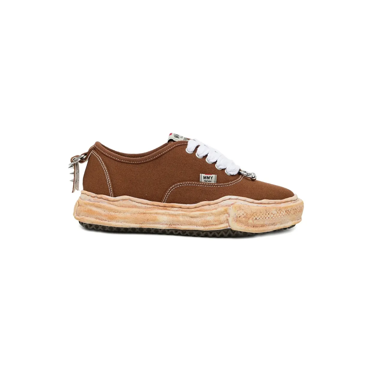 Maison Mihara Yasuhiro Baker Vintage Sole Canvas Low BONBOM Brown (C16FW705-BROWN)
