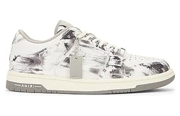 AMIRI Skel Top Low Grey Tye Dye (SS23MFS003-030)