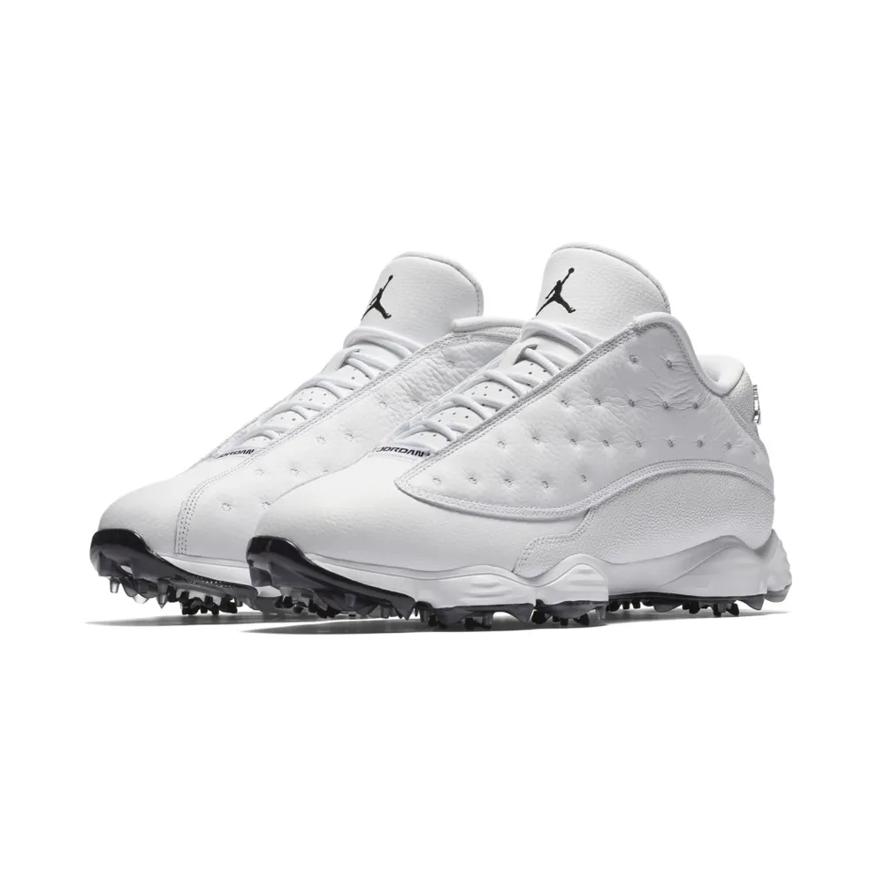 Jordan 13 Retro Golf Cleat White Black (917719-102)