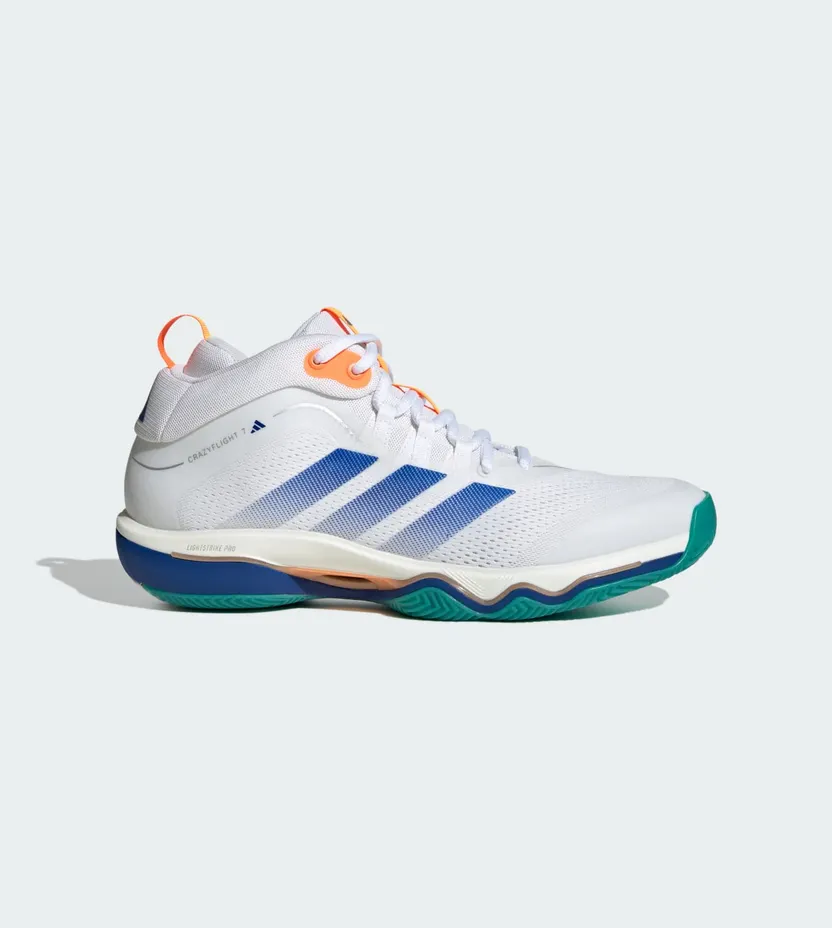 Adidas CRAZYFLIGHT 7 white / Cloud White / Royal Blue (KJ9541)