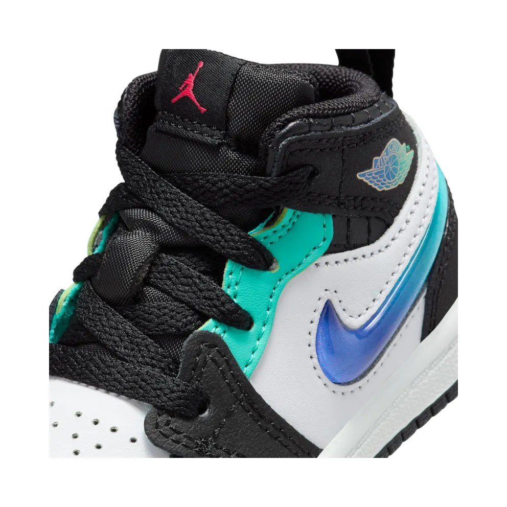 Jordan 1 Mid SE Formula 23 Pack Black White Hyper Jade (FQ8097-001)