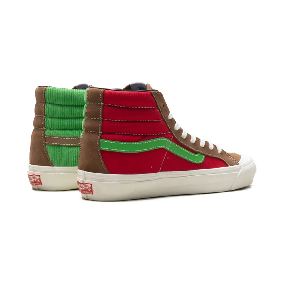 Vans V-OG STYLE 138 LX “Red / Brown / Green” (VN0A45KDTPF)