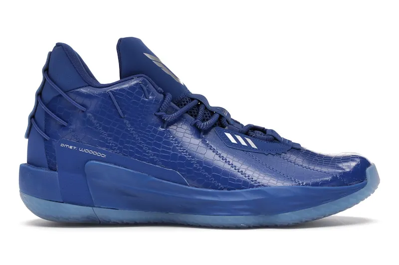 adidas Dame 7 Ric Flair Royal Blue/Silver Metallic/Royal Blue (FX6619)