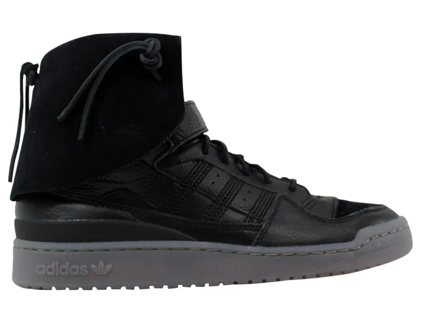 adidas Forum Hi Moc Black/Black-Clay