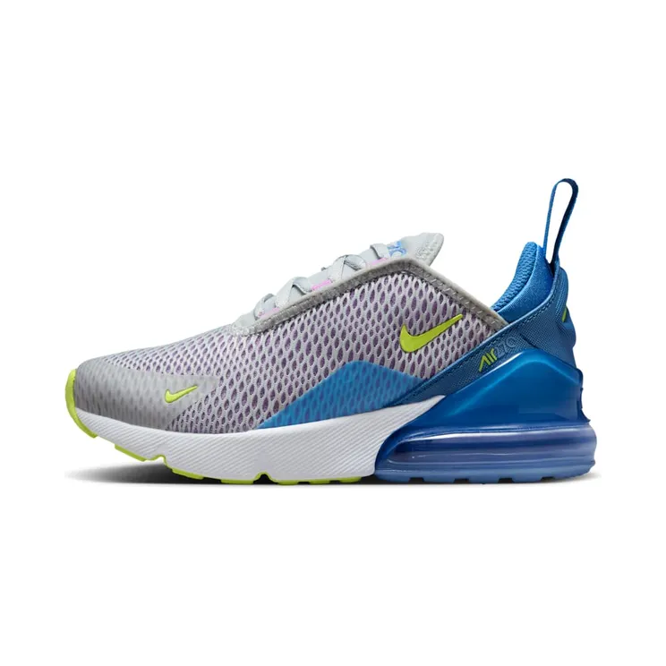 Nike Air Max 270 Pure Platinum Rush Fuchsia Blue Beyond Light Lemon Twist (IB4404-043)