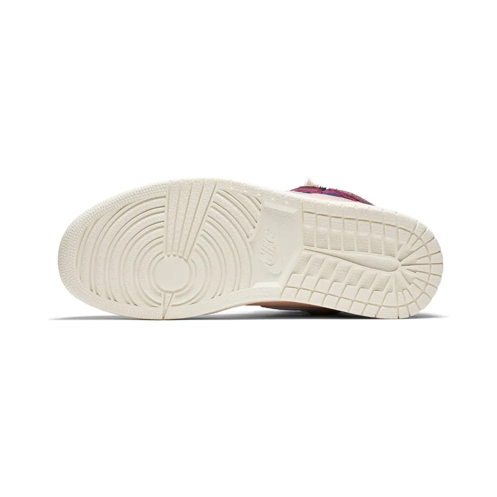 Jordan 1 Retro High Aleali May Court Lux (W) Bordeaux/Light Armory Blue-Sunset Tint (BV2613-600)