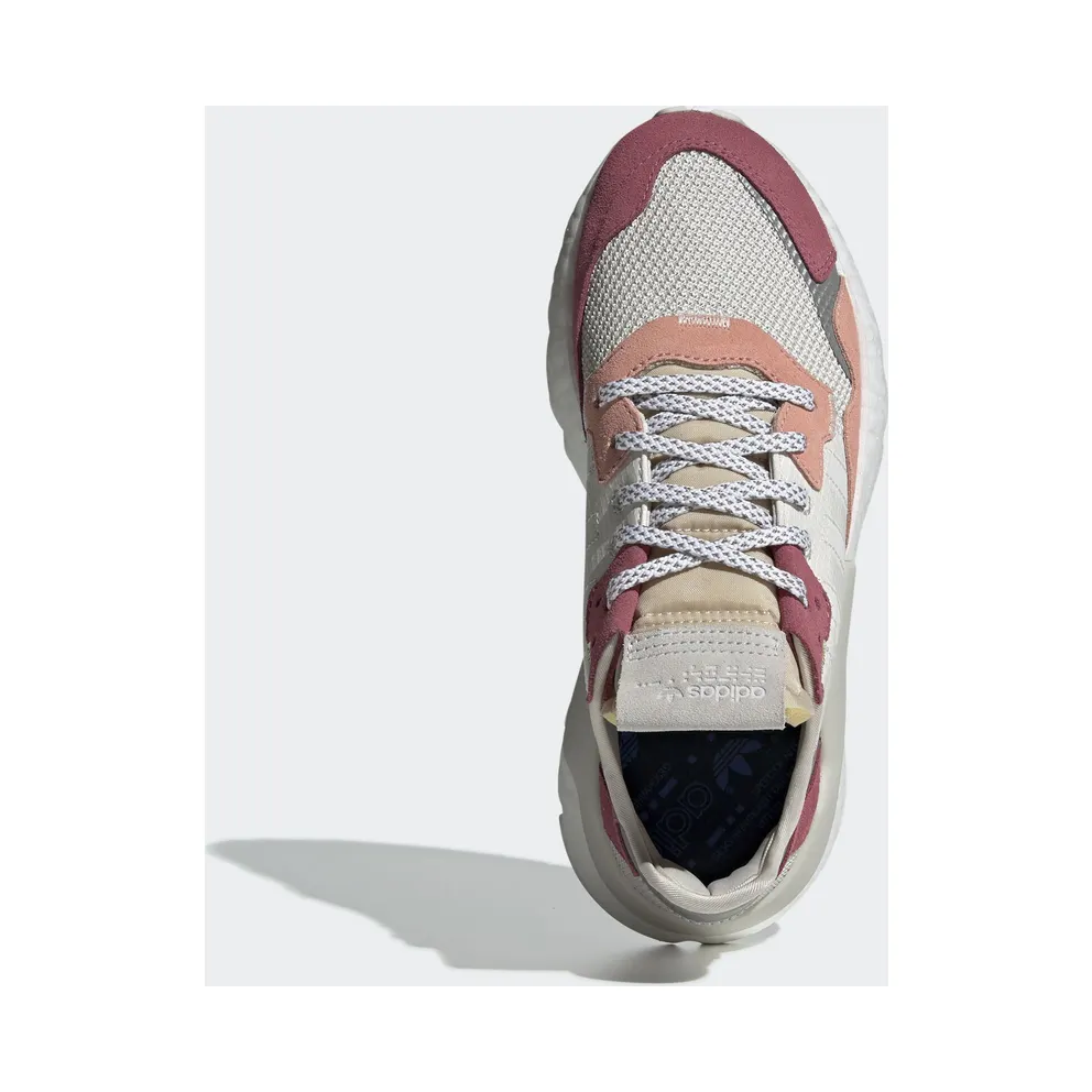 adidas Nite Jogger White Trace Pink (W) Raw White/Cloud White/Trace Pink (DA8666)
