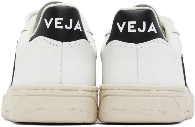Veja White & Black Leather V-10 (VX0200005)