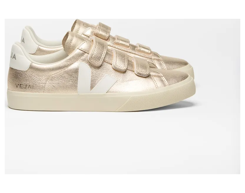 VEJA Recife sneakers met klittenband – Beige (RC0502418)