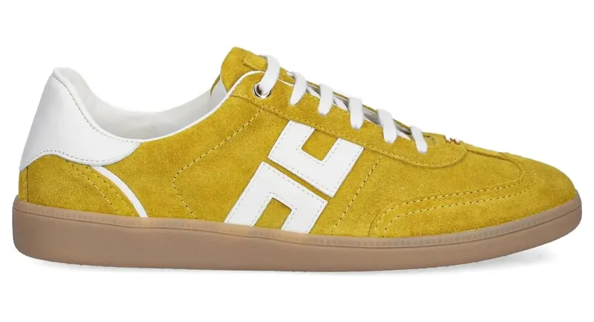 Elisabetta Franchi Sneakers aus Wildleder – Gelb (SA51G51E2)