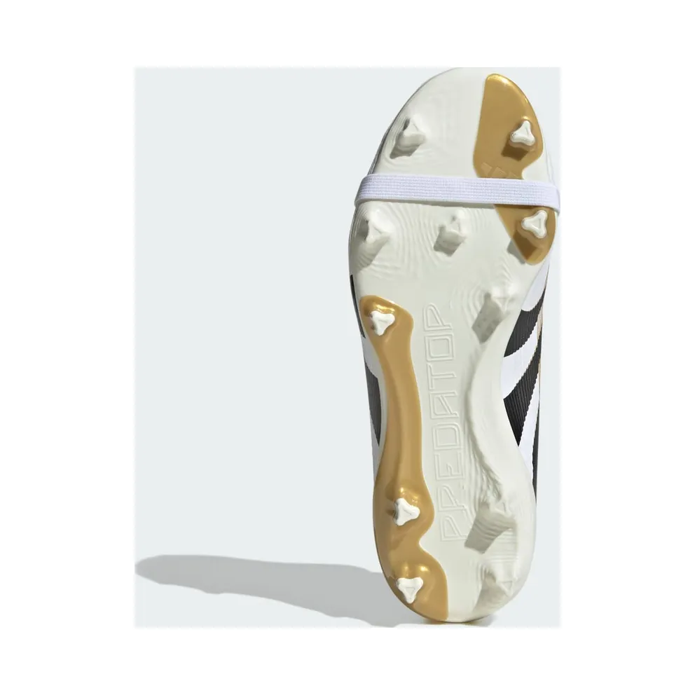 adidas Predator League Fold-Over Tongue FG/MG Cloud White Core Black Gold Metallic (IH9587)