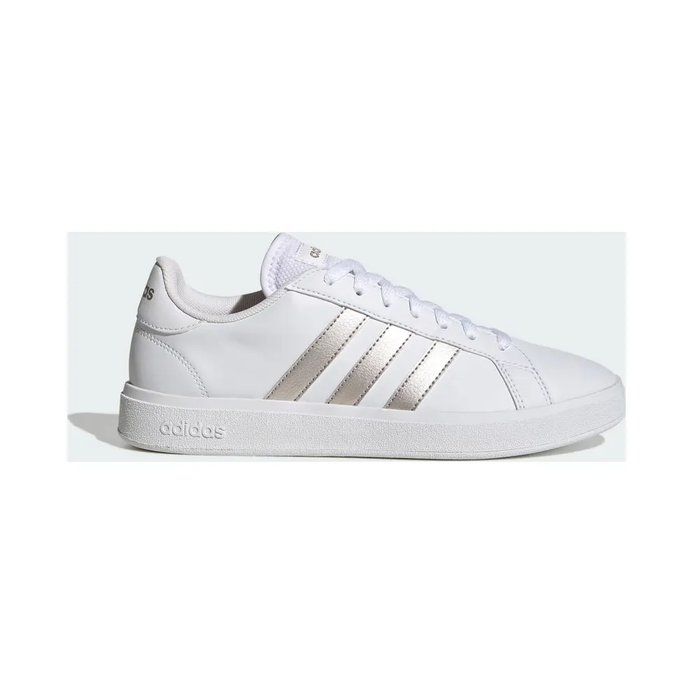 adidas Grand Court TD Lifestyle Court Casual Schuh Cloud White / Platinum Metallic / Cloud White (GW9263)