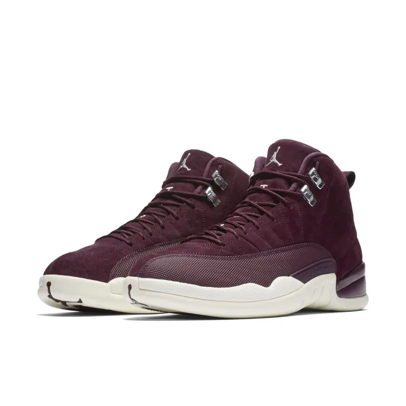 Jordan 12 Retro Bordeaux Bordeaux/Sail-Metallic Silver (130690-617)