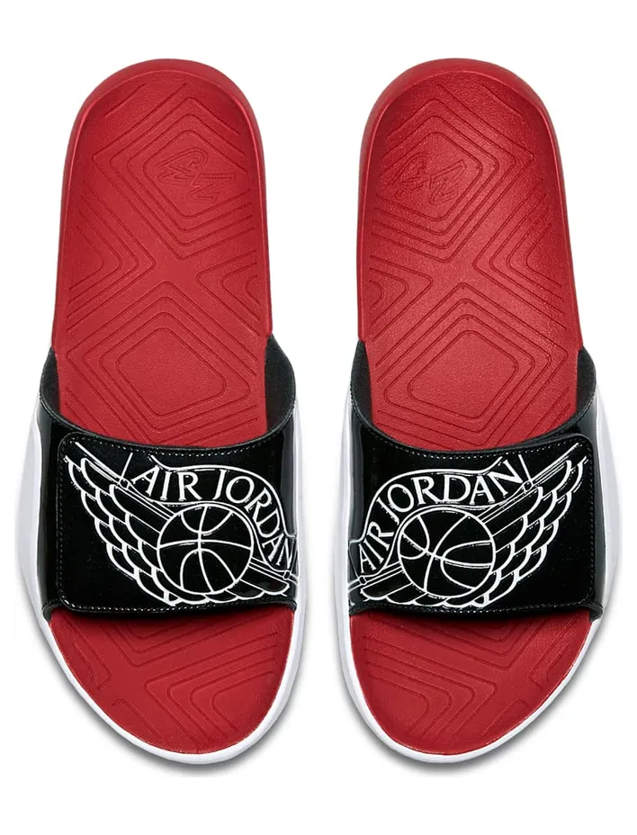 Jordan Hydro 7 Black White Gym Red