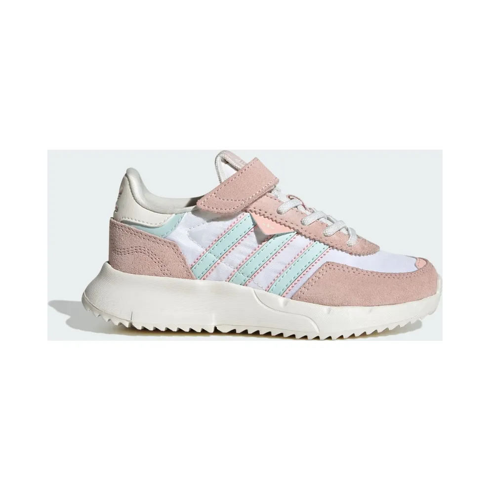 Adidas Retropy F2 Shoes Kids Core White / Halo Mint / Sandy Pink (JR7990)