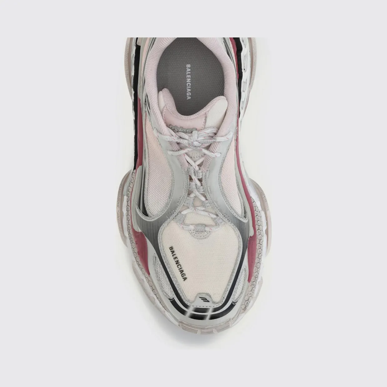 Balenciaga Mesh and Rubber Triple S.2 Sneakers Violet (865851WTR2G6800) (3)