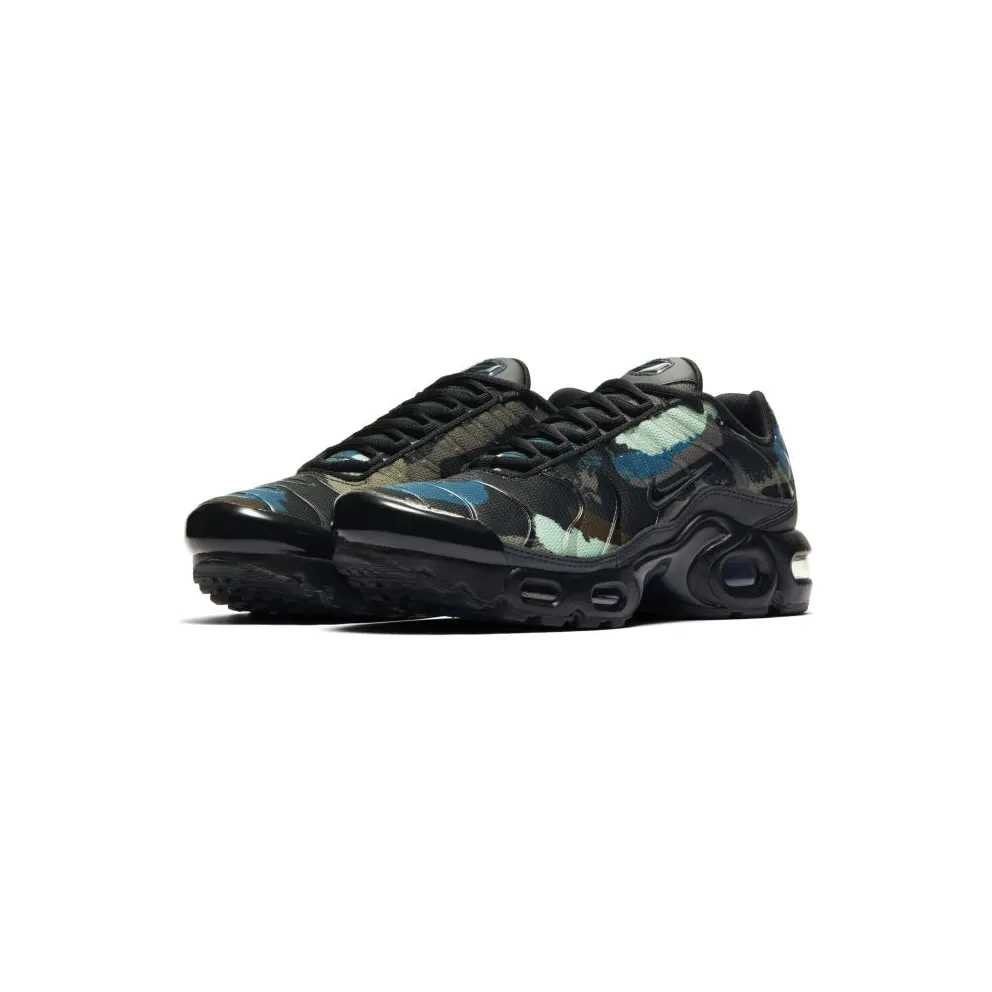 Nike Air Max Plus Camo Black Green (GS) Off Noir/Enamel Green-Green Abyss-Black (DB2608-001)