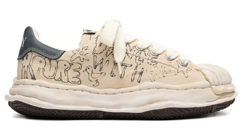 Maison MIHARA YASUHIRO Blakey OG Sole sneakers – Beige (A16FW730)