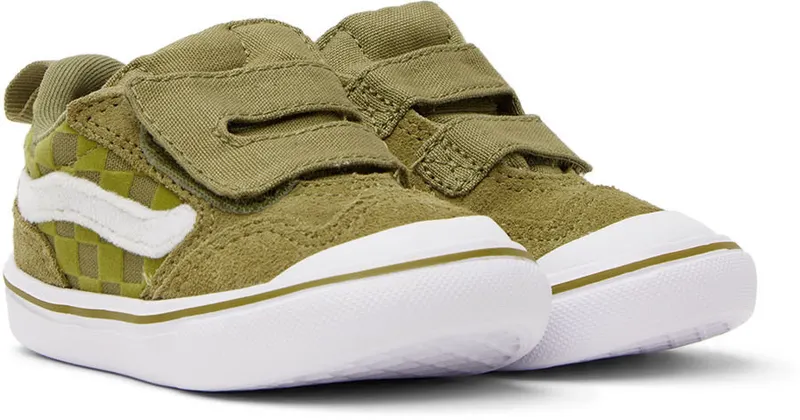 Vans Baby Green ComfyCush New Skool V Sneakers (VN0A4TZHOLV)