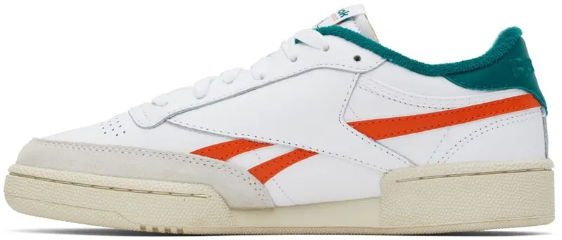 Reebok Club C Revenge Cloud White / Pump Orange / Seaport Teal (GX0385)