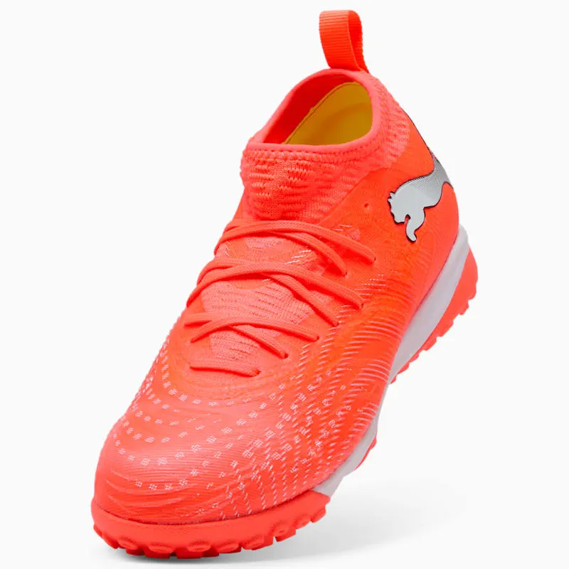 Puma Future 9 Match TT+ Mid Jr Glowing Red White Black Silver (108919-01)