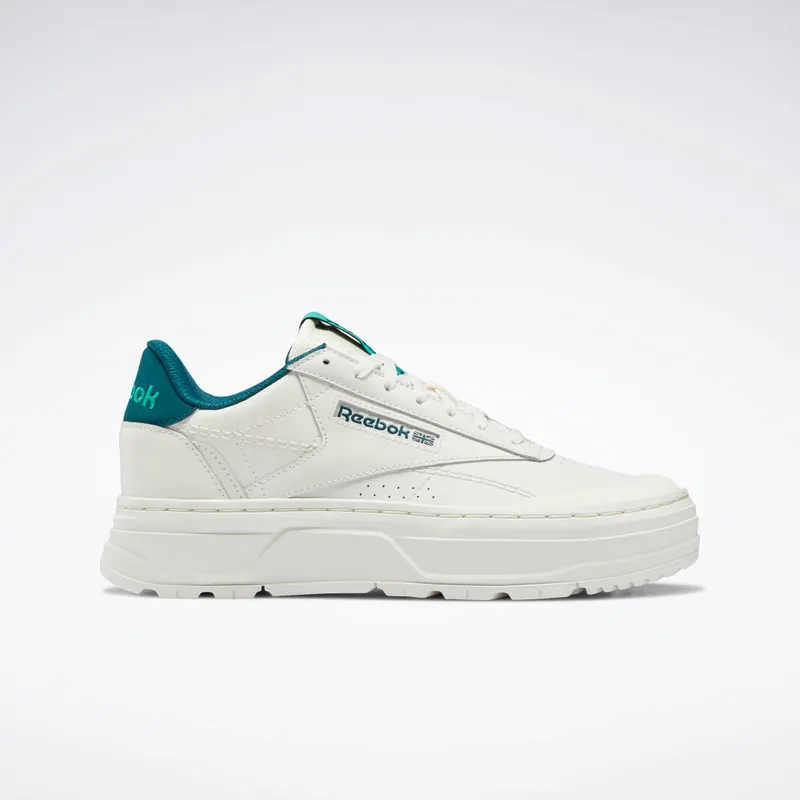 Reebok Club C Double GEO Chalk / Midnight Pine / Future Teal (H67348)