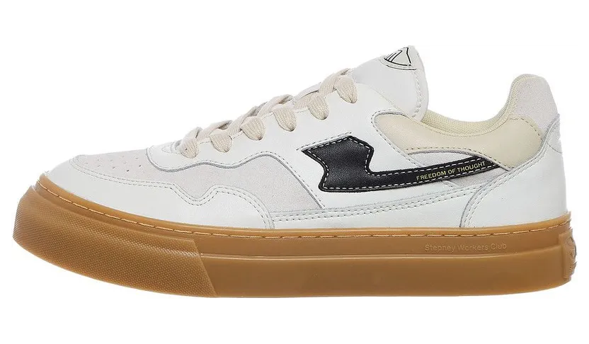Stepney Workers Club Pearl S-Strike Leather Mix White Gum (YA09511) (3)