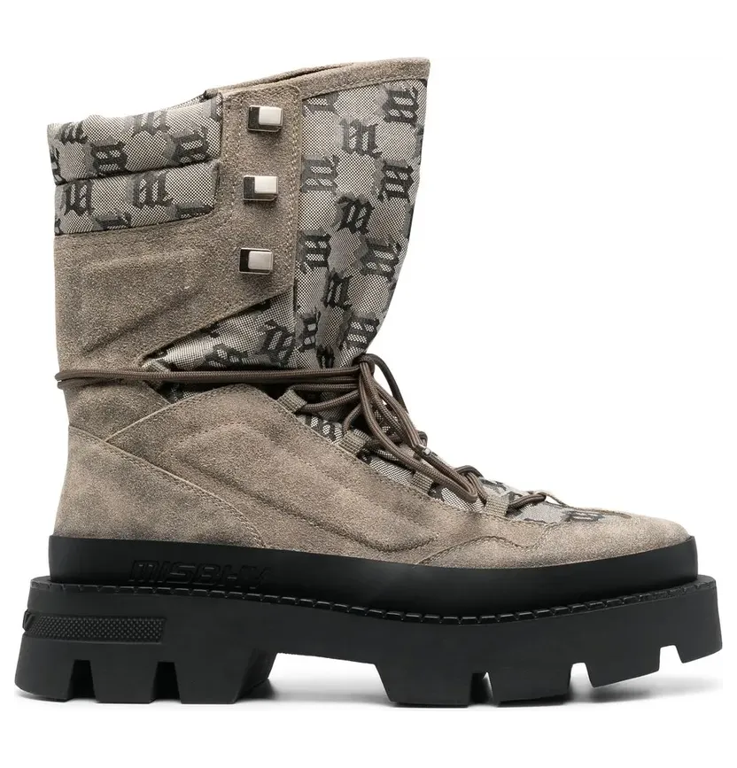 Misbhv High-Top-Sneakers -Print Nude (122BM109)