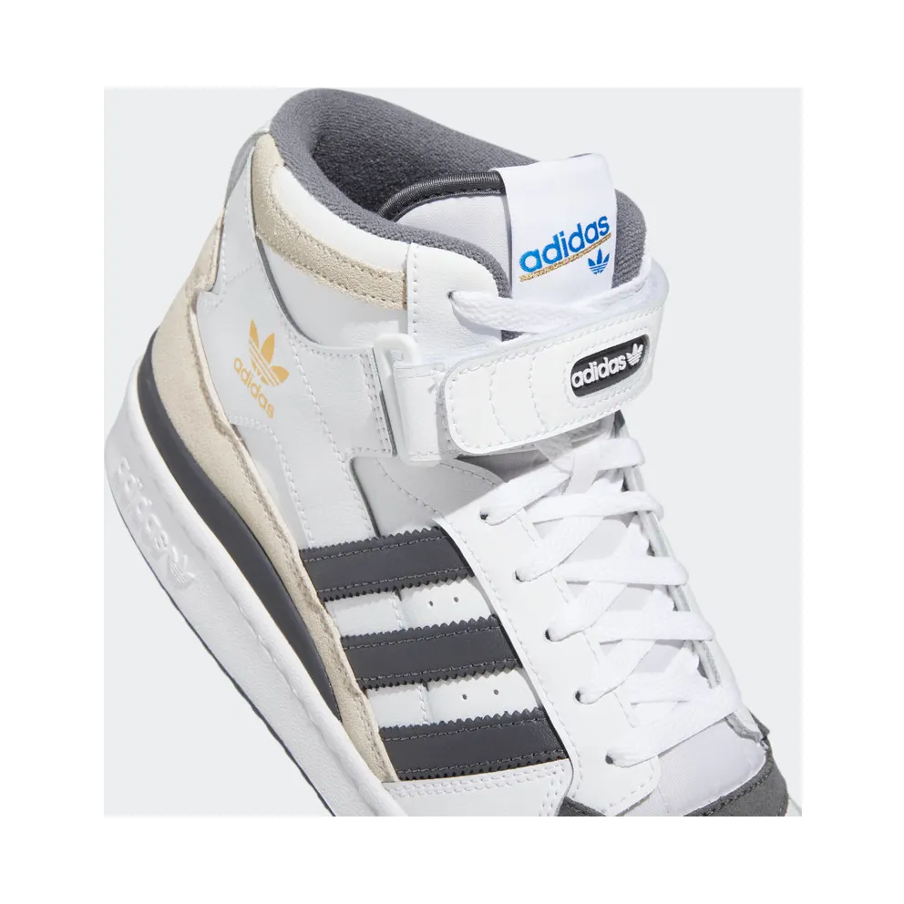 Adidas Forum Mid Cloud White / Grey Five / Gold Metallic (GW4371)