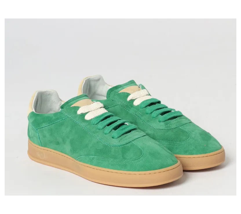 Soldini Akira Suede Sneakers Emerald (AKIRAAMALFIEMEALB)