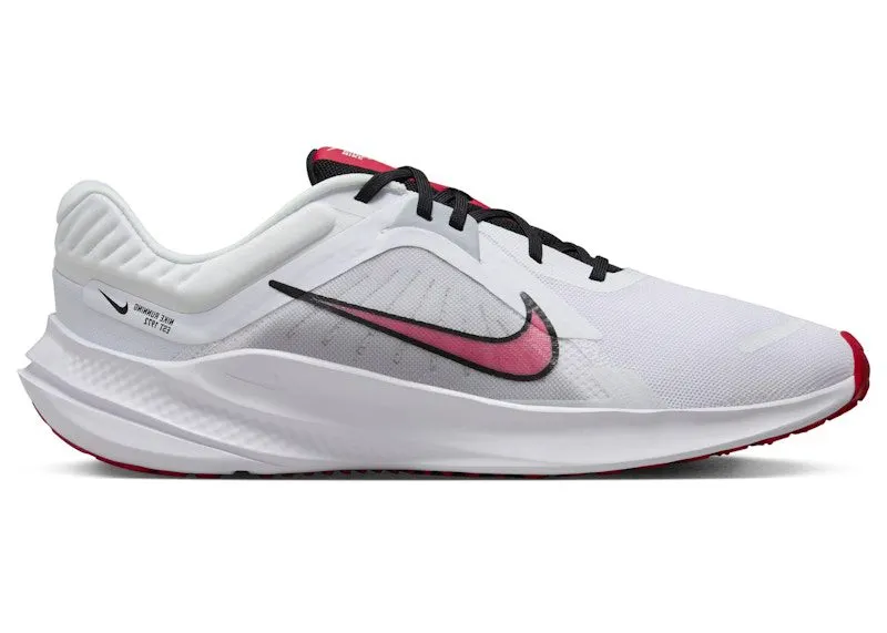 Nike Quest 5 White Light Smoke Grey Black Fire Red (DD0204-104)