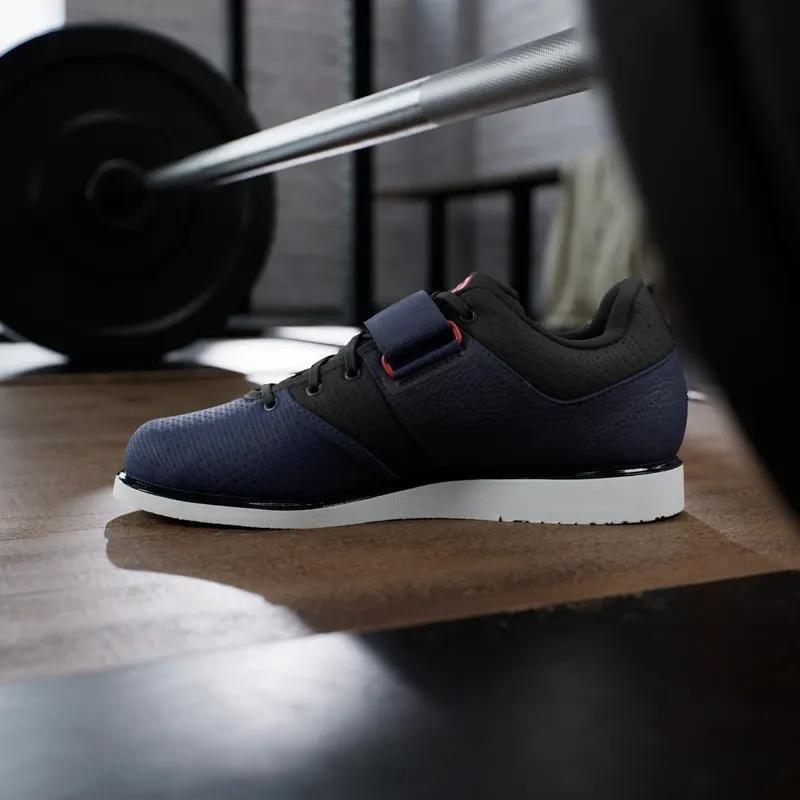Adidas Powerlift 5 Weightlifting Dark Blue / Silver Metallic / Lucid Red (JP6201)