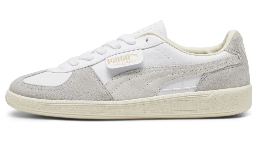 Puma Palermo “Puma White / Cool Light Gray / Sugared Almond” (396464_02)
