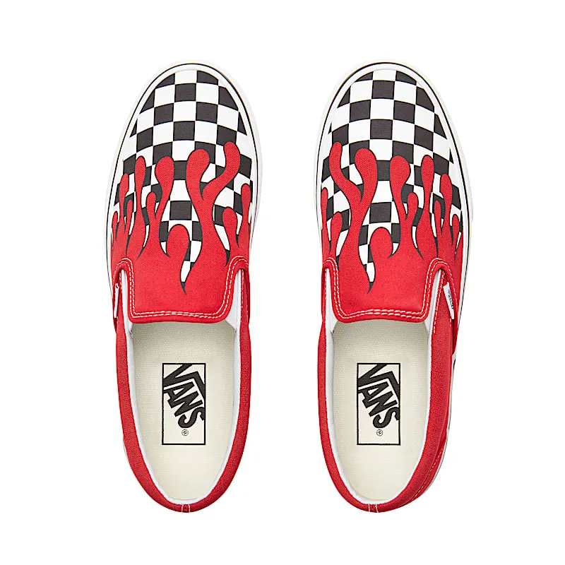 Vans Slip-On Checker Flame Red Racing Red/True White (VN0A38F7RX5)