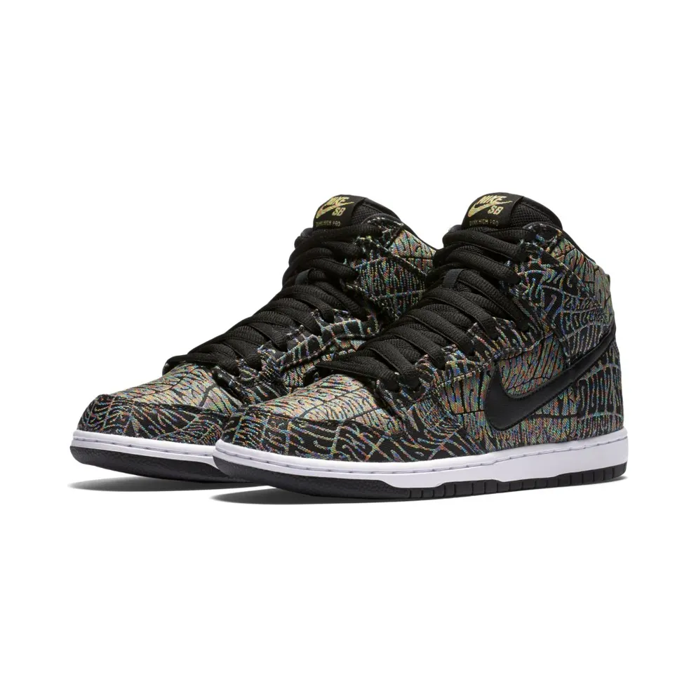 Nike Dunk SB High Tripper Pack Black/Rainbow-White-Black (313171-029)