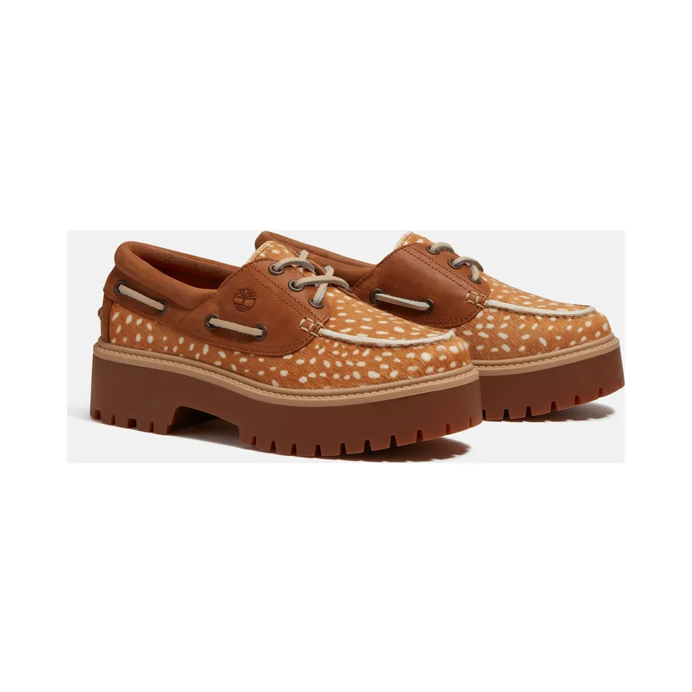 Timberland – Stone Street Boat Shoe mit Plateausohle Women in Brown/Beige, Women, Brown (TB:0A2GVF:ANR:055)