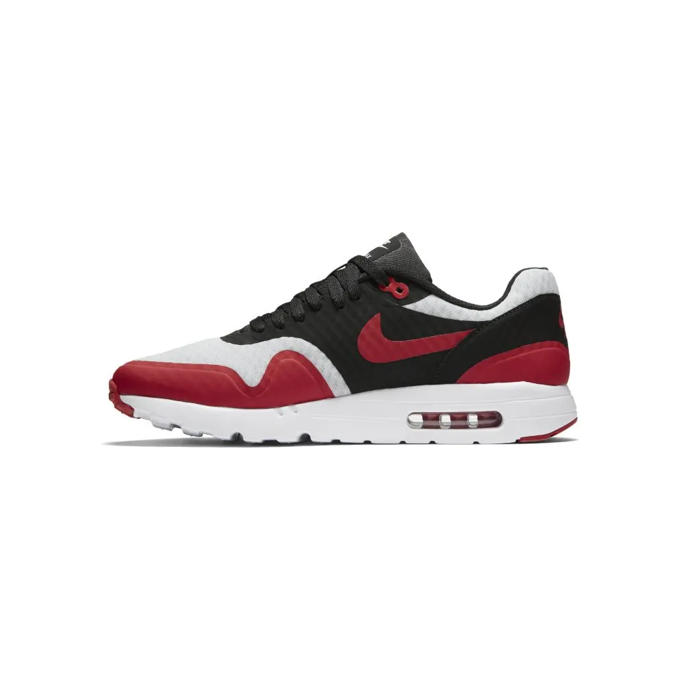 Nike Air Max 1 Ultra Pure Platinum Black Gym Red Pure Platinum/Black-White-Gym Red (819476-005)