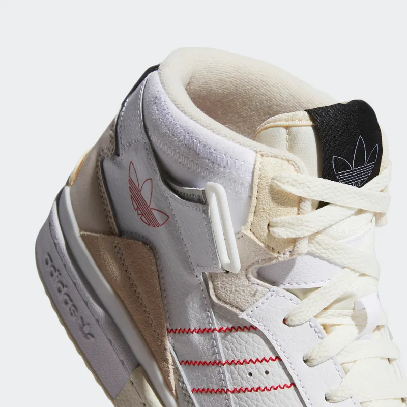 Adidas Forum Exhibit Mid Cloud White / Core Black / Vivid Red (GZ0946)
