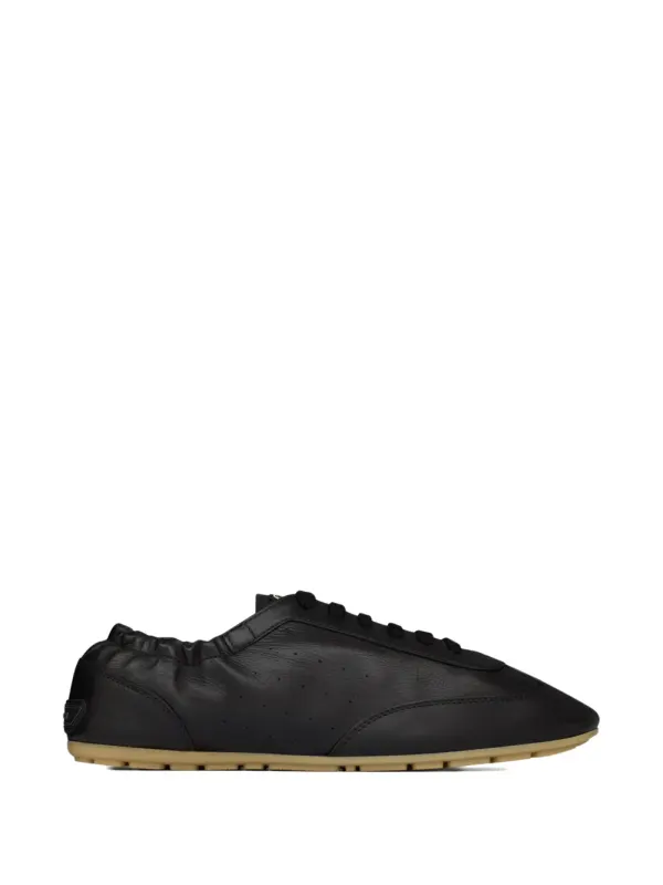 Saint Laurent Lewis leren sneakers – Black (86260625V00)