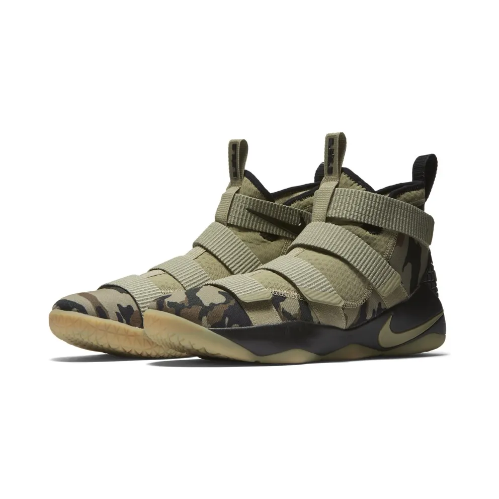 Nike LeBron Zoom Soldier 11 Camo Neutral Olive/Hazel Rush-Sequoia (897644-200)