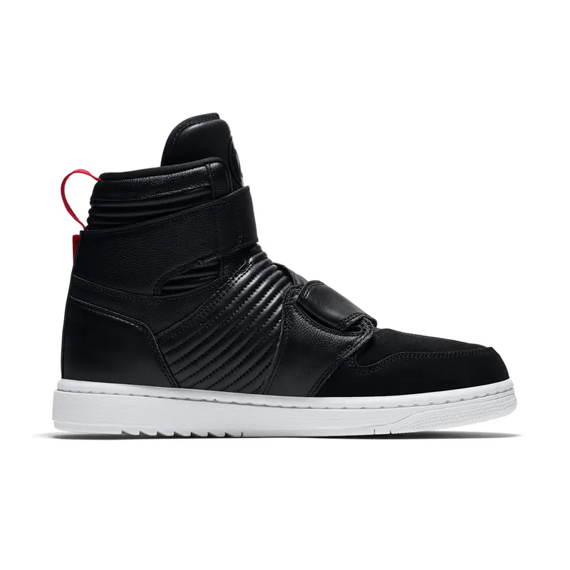 Jordan 1 Moto Black Black/Black-Gym Red (AT3146-001)